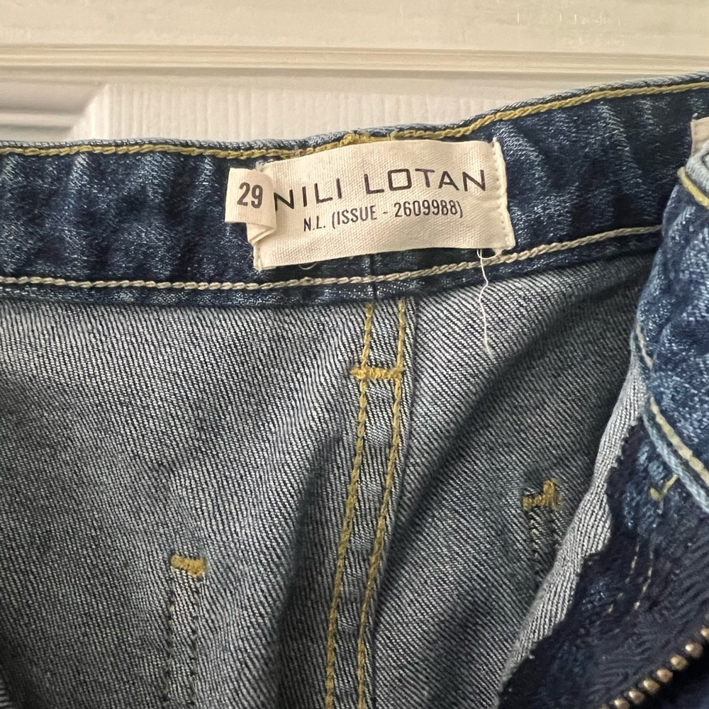 Nili Lotan Relaxed Indigo Jeans - Picture 3 of 7